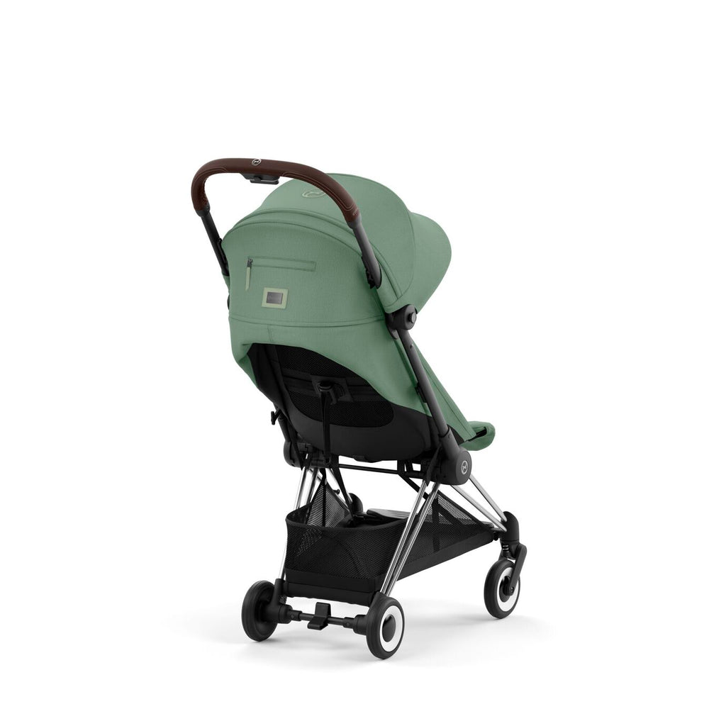 Cybex Coya Ultra-compact Stroller Chrome Frame - Leaf Green