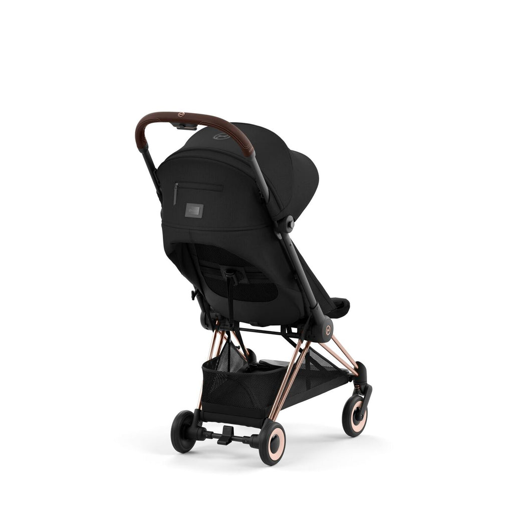 Cybex Coya Ultra-compact Stroller Rosegold Frame - Sepia Black