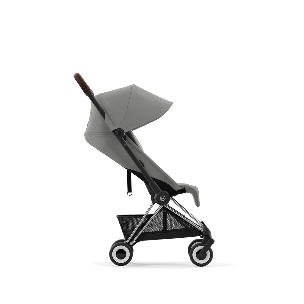 Cybex Coya Ultra-compact Stroller Chrome Frame - Mirage Grey