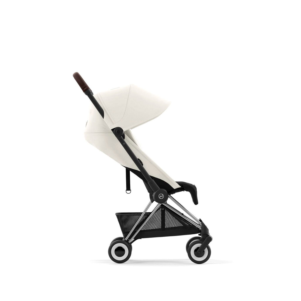 Cybex Coya Ultra-compact Stroller Chrome Frame - Off White