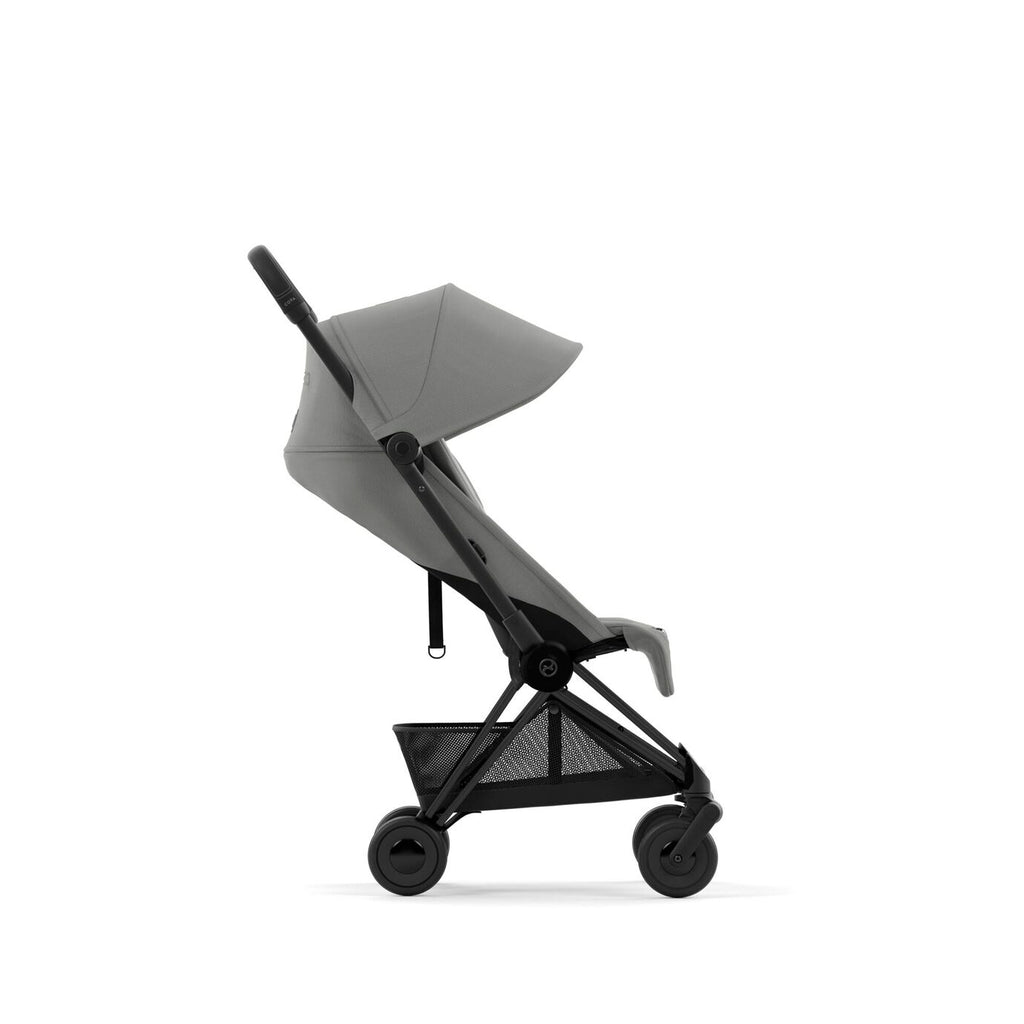 Cybex Coya Ultra-compact Stroller Matt Black Frame - Mirage Grey