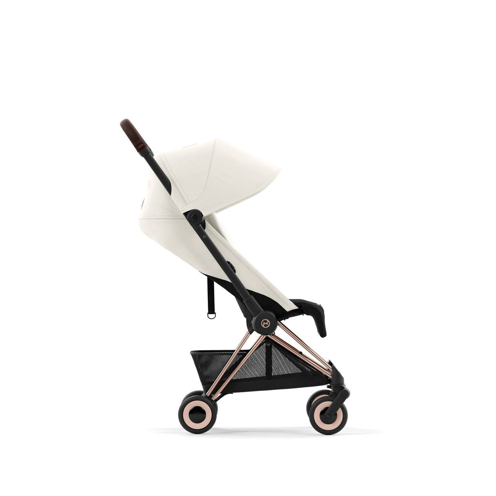 Cybex Coya Ultra-compact Stroller Rosegold Frame - Off White