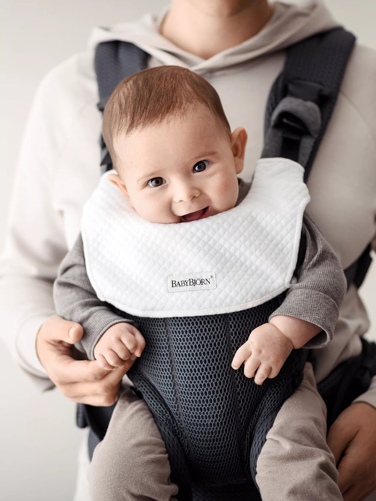 Baby Bjorn Bib for Baby Carrier - Harmony White