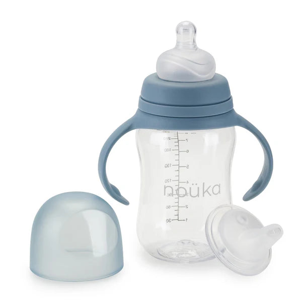 Nouka Transitional Baby Bottle 8oz - Wave 0M+