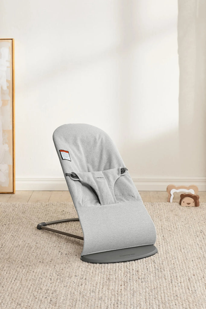 BabyBjorn Bouncer Bliss - Woven/Light Gray Melange