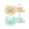 Avent Ultra Soft Pacifier 2pk 0-6M - Bird/Snail