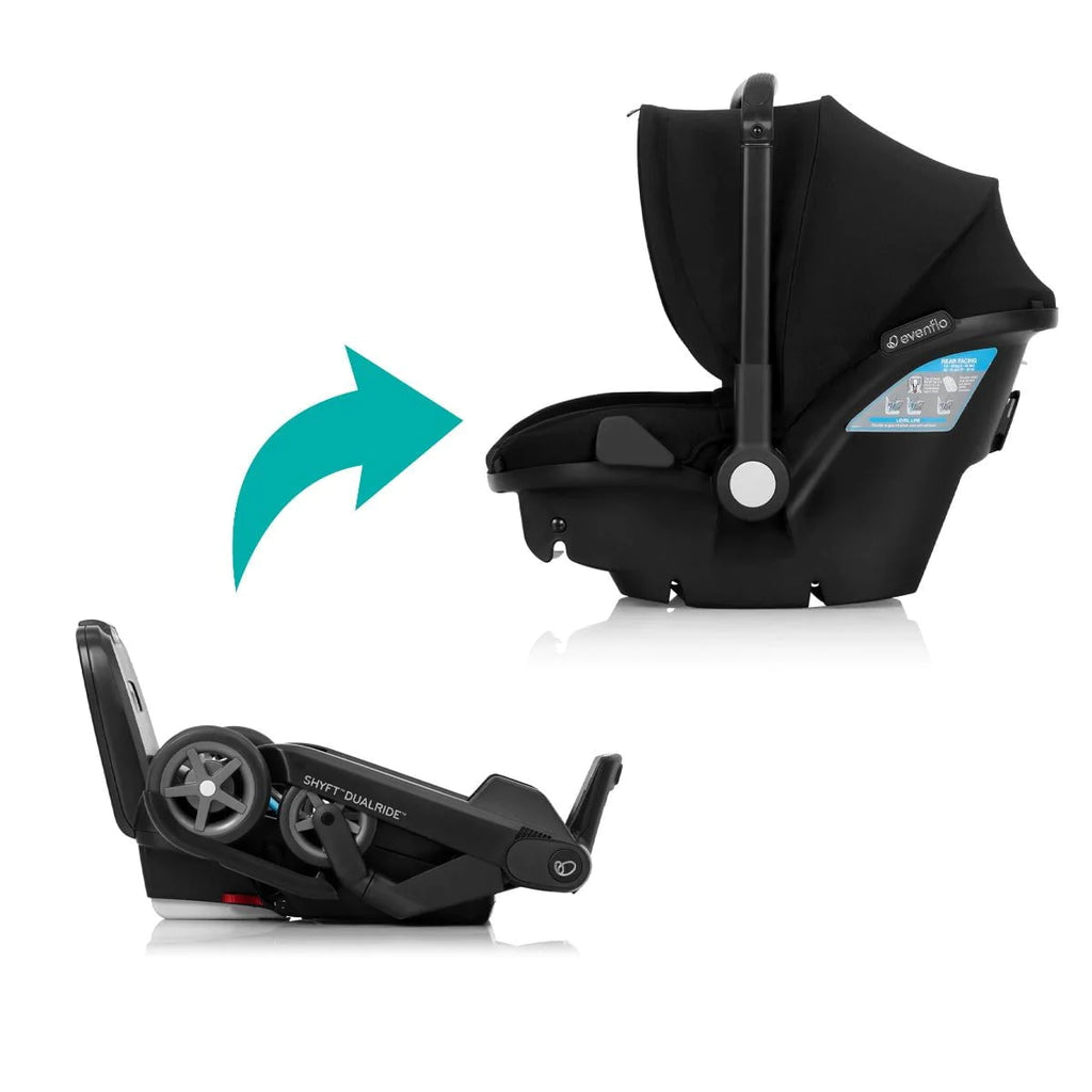 Evenflo Shyft DualRide Car Seat & Stroller Combo - Beaufort