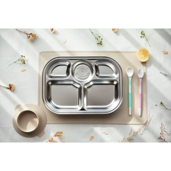 Grosmimi Stainless Steel Baby Food Tray - 5 Compartments