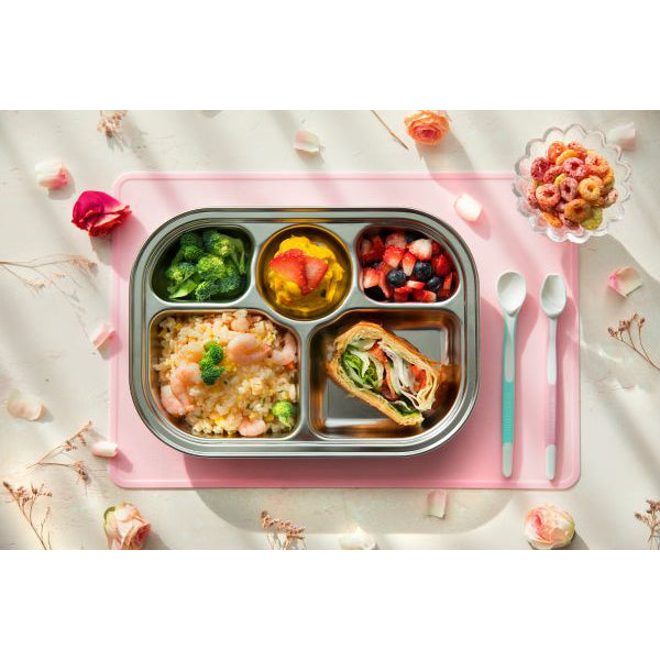 Grosmimi Stainless Steel Baby Food Tray - 5 Compartments