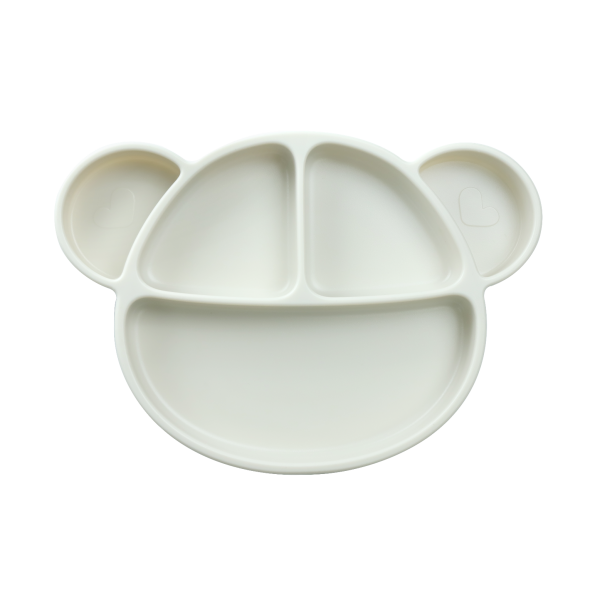 Grosmimi Silicone Suction Food Plate - Oatmeal