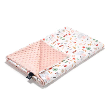 La Millou Toddler Light Blanket - French Riviera Girl-Powder Pink