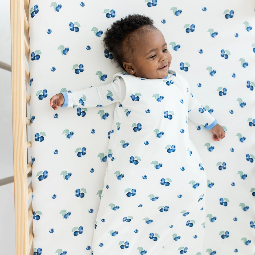 Kyte Baby Crib Sheet - Blueberry