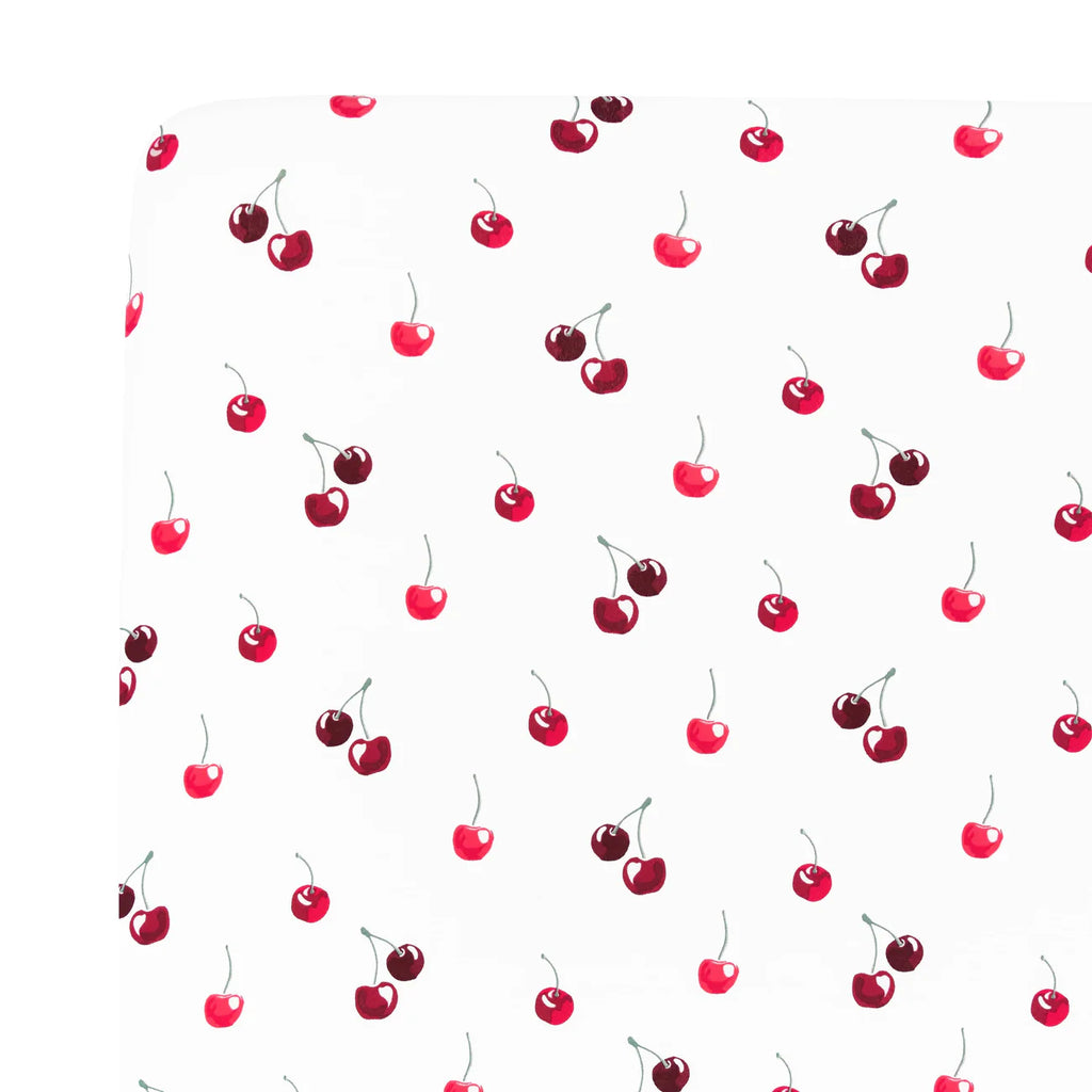 Kyte Baby Crib Sheet - Cherry