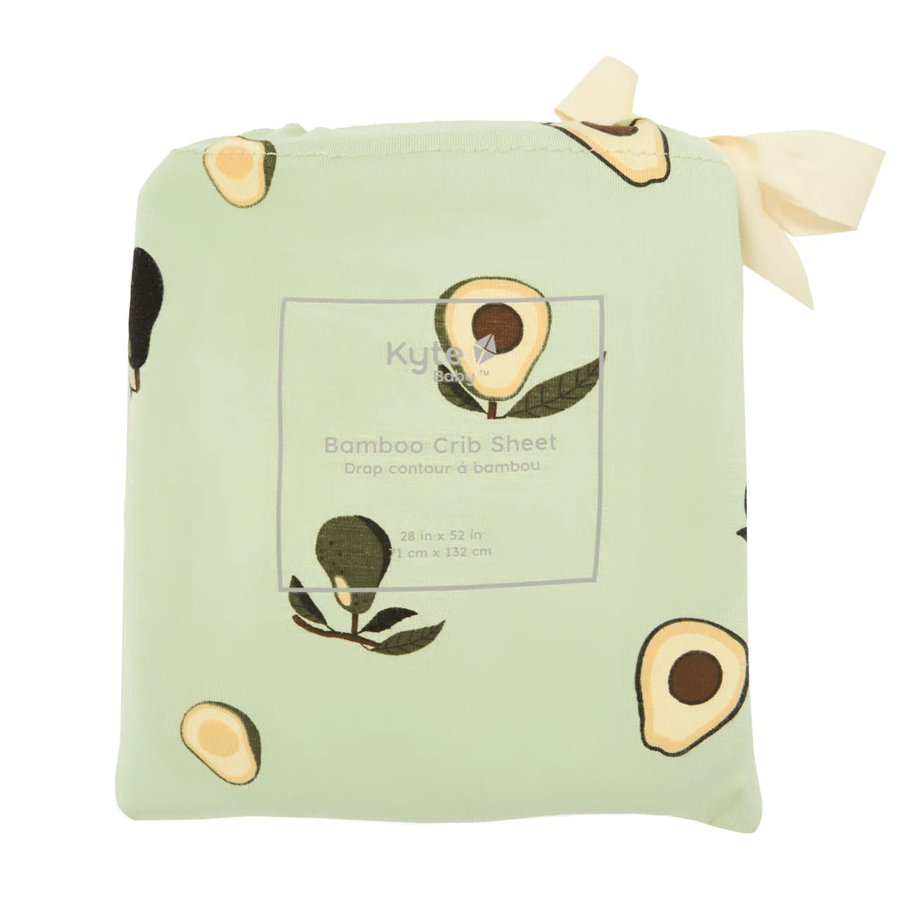 Kyte Baby Crib Sheet - Avocado