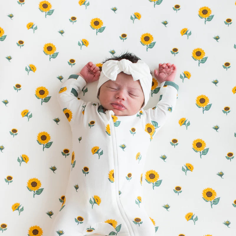 Kyte Baby Crib Sheet Sunflower Babyrama