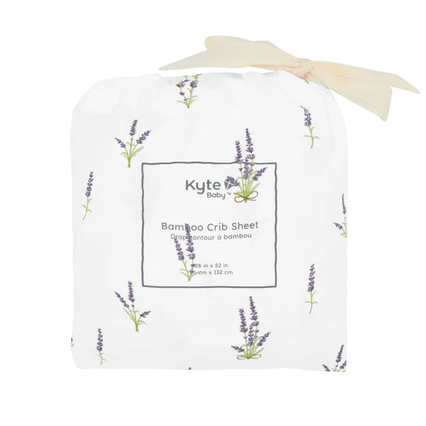 Kyte Baby Crib Sheet - Lavender