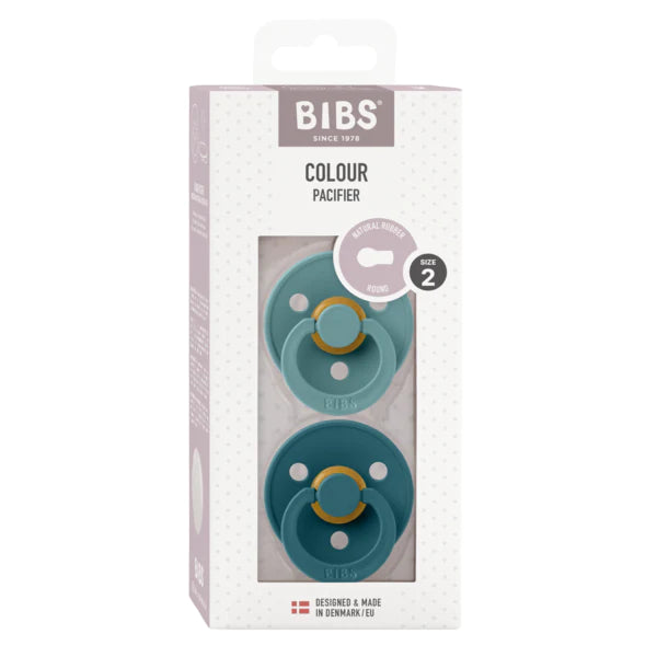 Bibs Pacifier Original 2pk -  Island Sea/Forest Lake 0-6M