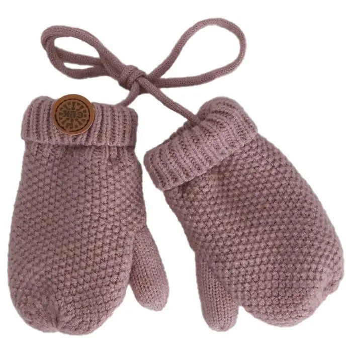 Calikids Knit Soft Touch Mitten - Rose C