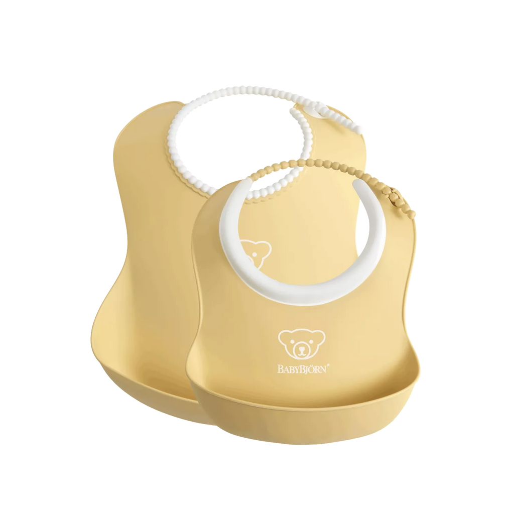 Bjorn Baby Feeding Bib Set Powder - Yellow