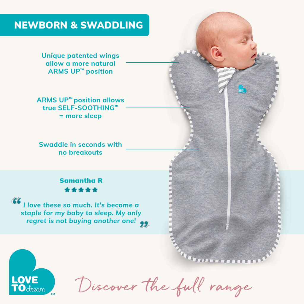 Love to Dream Swaddle Stage1 Original Pallet 1.0TOG - Grey