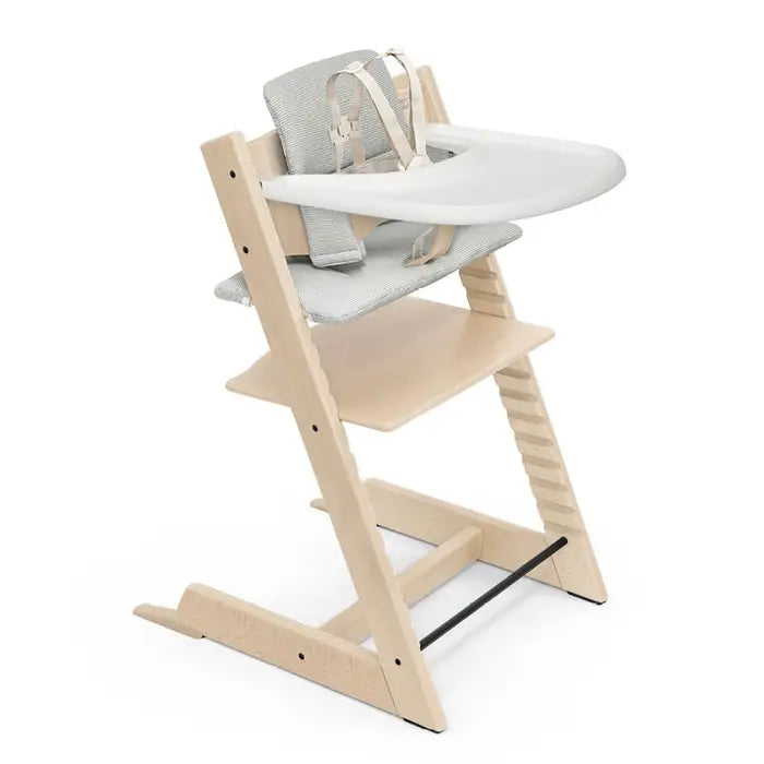 Stokke Tripp Trapp 2 Complete + Newborn Set - Nature/Nordic Grey