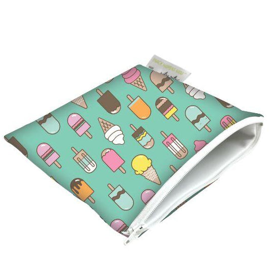 Itzy Ritzy Snack Happen™ Reusable Snack and Everything Bag - Ice Cream Social