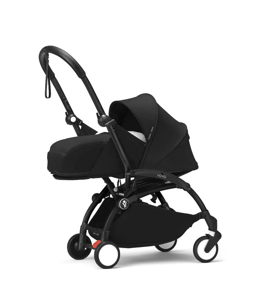 Stokke YOYO3 Stroller Bundle from Newborn to toddler - Black/Black