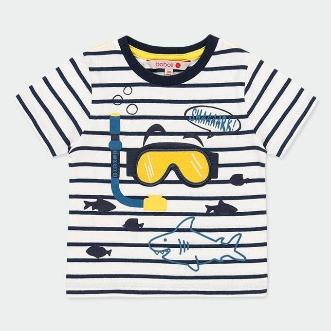BoBoli Knit T-Shirt - Sharks