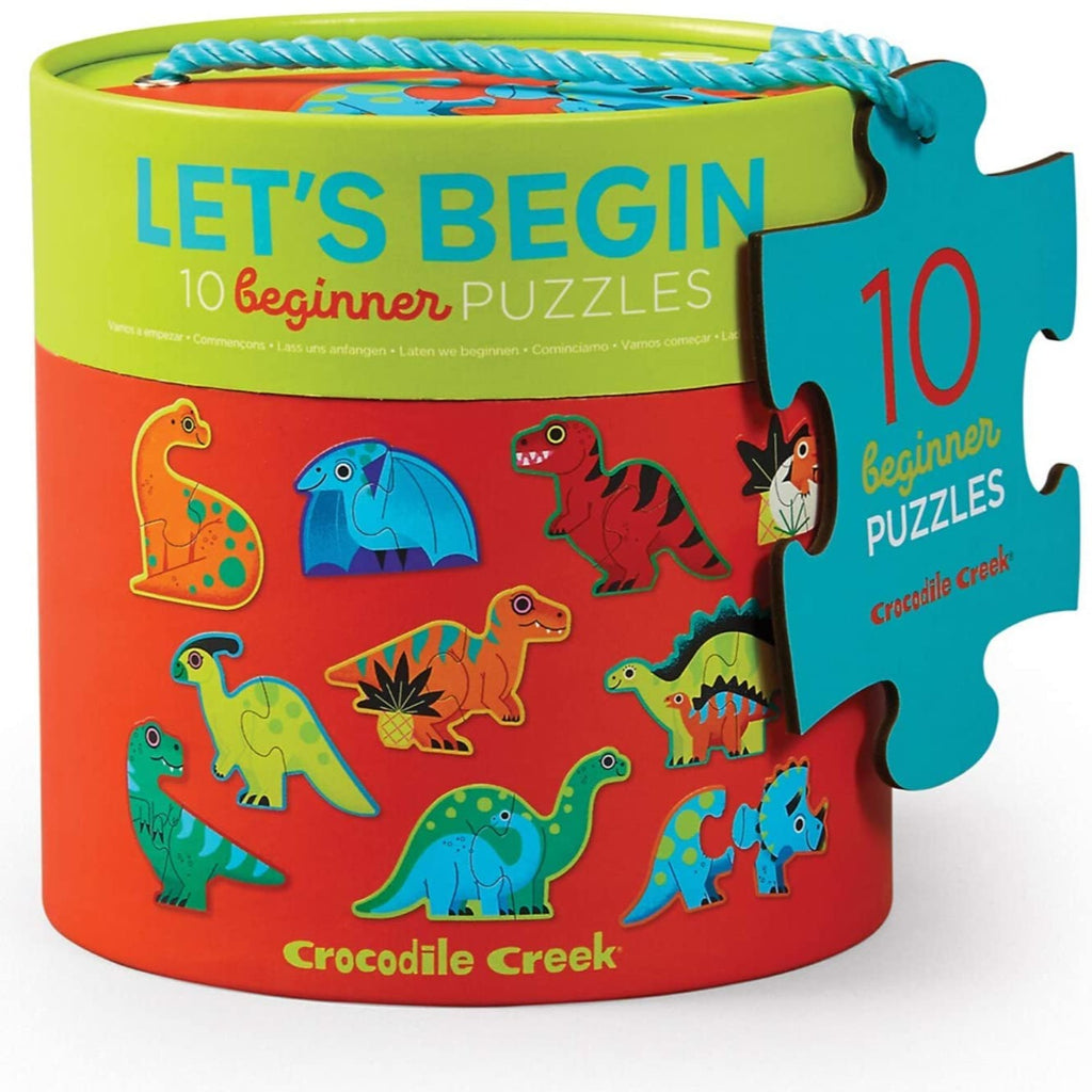 Crocodile Creek Let's Begin Dinosaurs 10 - 2 Piece style Puzzle 29522