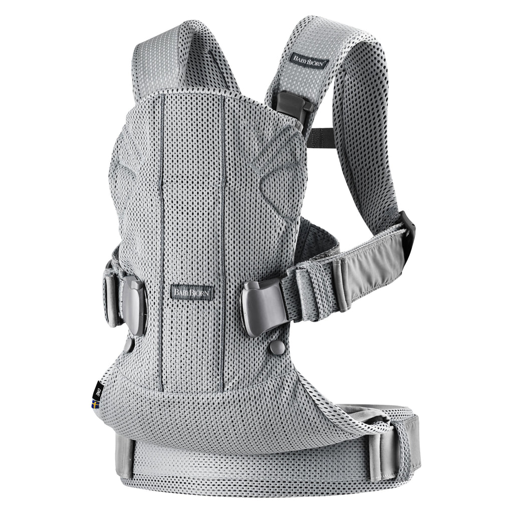 Babybjorn Baby Carrier One Air – 3D Mesh, Silver