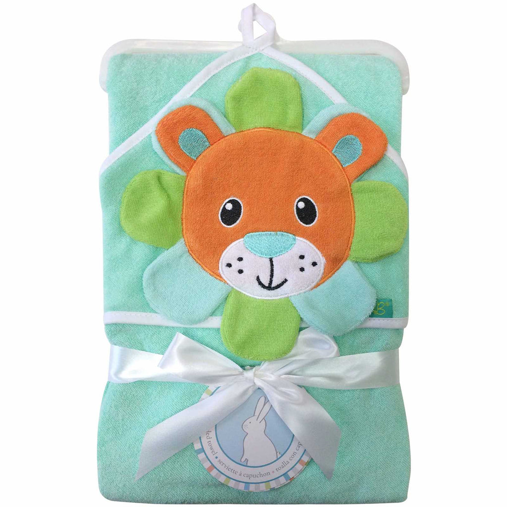 Honey Bunny Terry Cotton Hooded Towel Assortment 1pc BH29