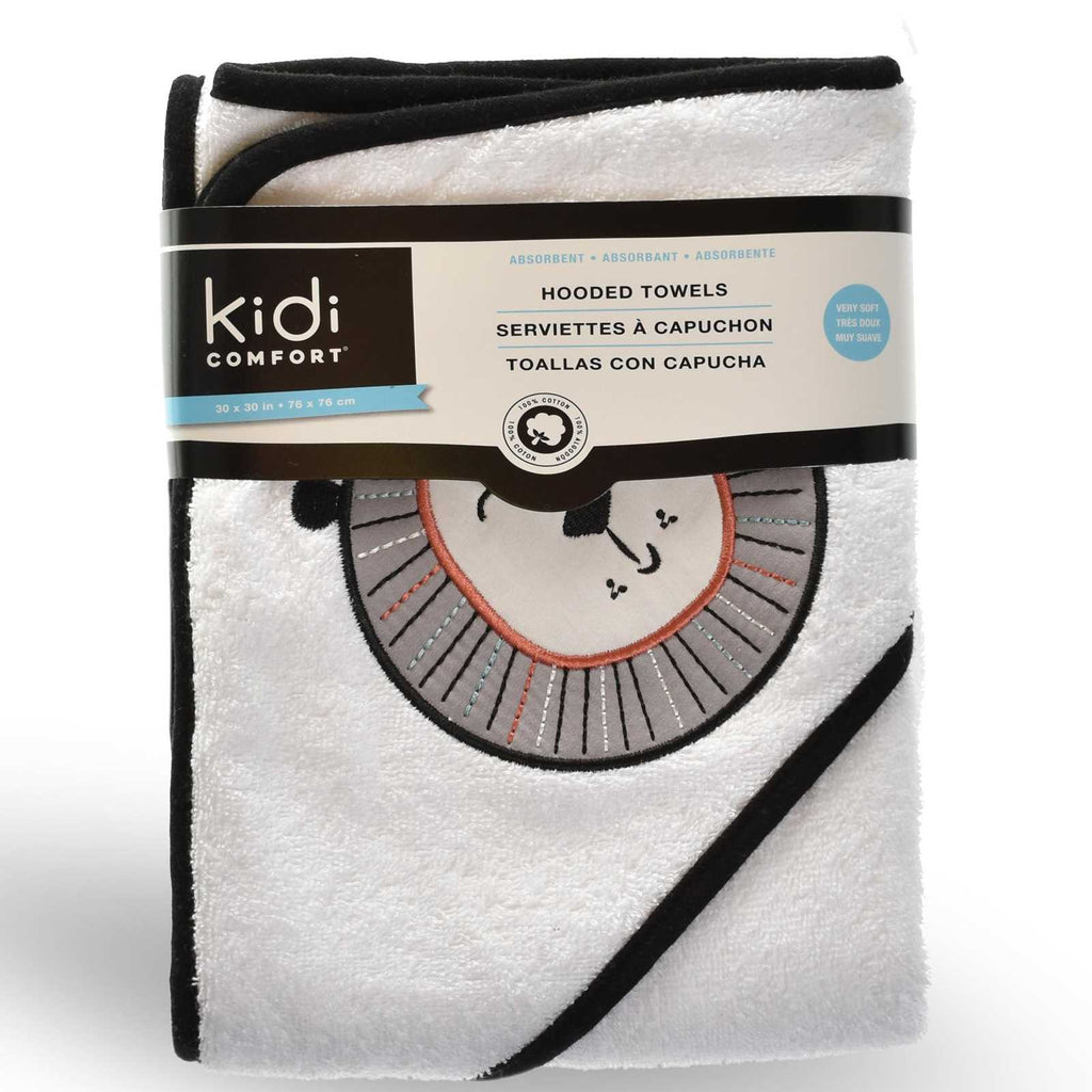 KidiComfort Hooded Towel Lion