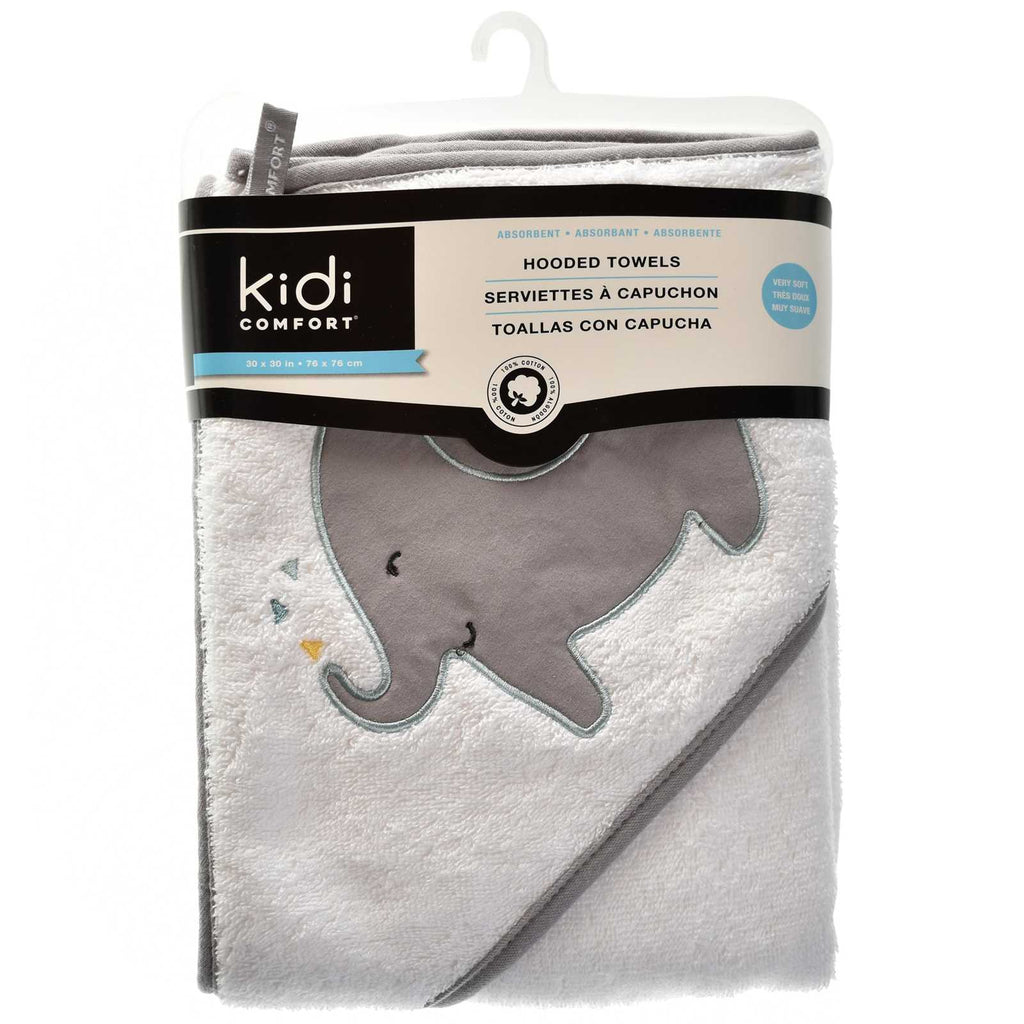 KidiComfort Hooded Towel Elephant