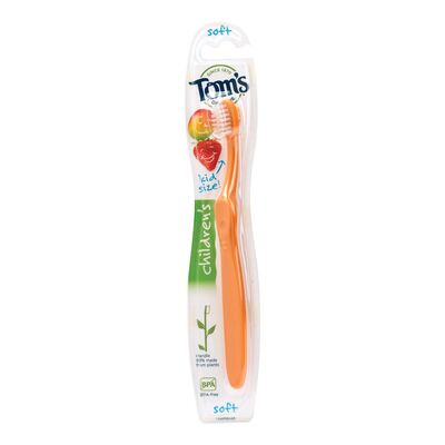 Tom's Extra Soft Children's Toothbrush - Orange