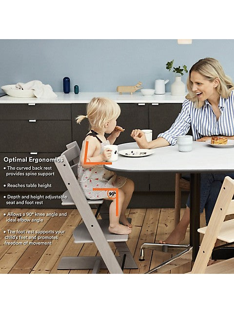Stokke Tripp Trapp Complete - Black with Nordic Grey and Tray