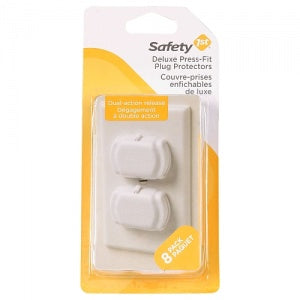 Safety 1st Deluxe Press Fit Plug Protectors 8pk 48307 !