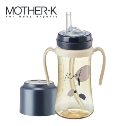 Mother-K PPSU Straw Cup 300ml - Navy