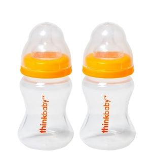 Thinkbaby 5oz 2pk Baby Bottle with Stage A Nipples (PP)
