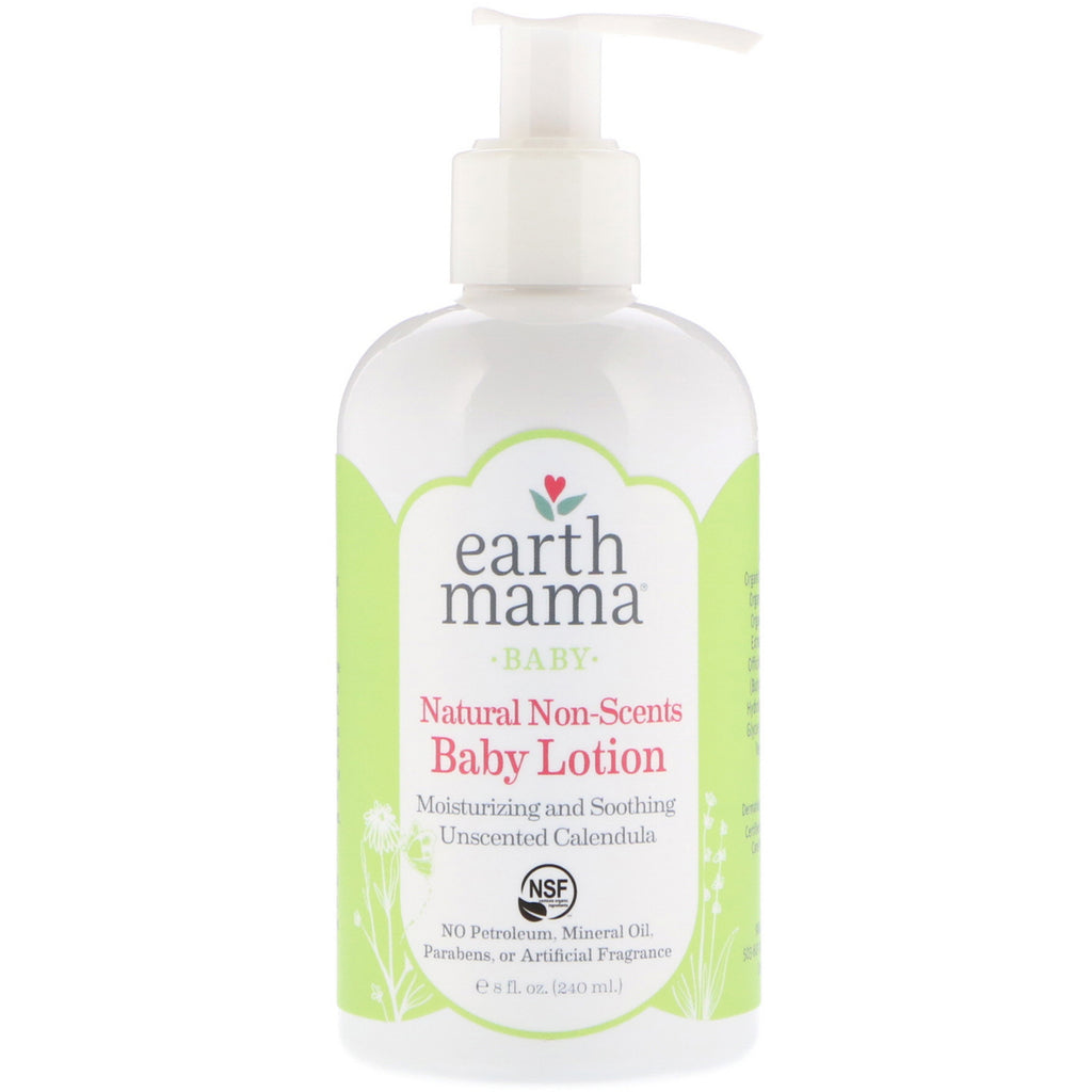 Earth Mama Baby Natural Non-Scents Baby Lotion 240ml