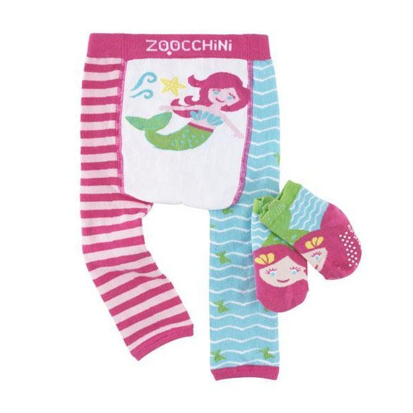 Zoocchini Legging & Sock Set - Marietta the Mermaid