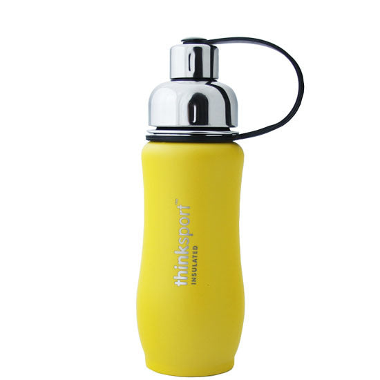 Thinksport Stainless Water Bottle Yellow 350ml