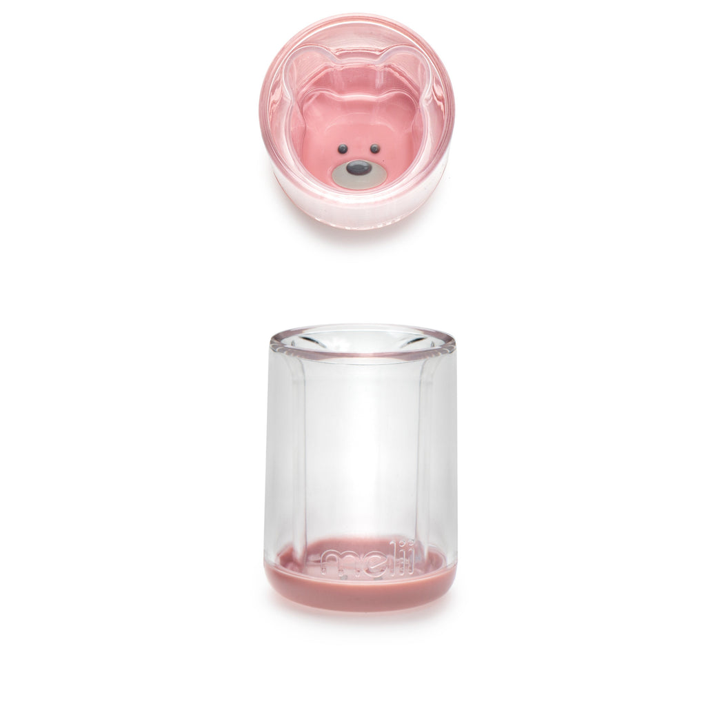 Melii Double Walled Bear Cup - Pink