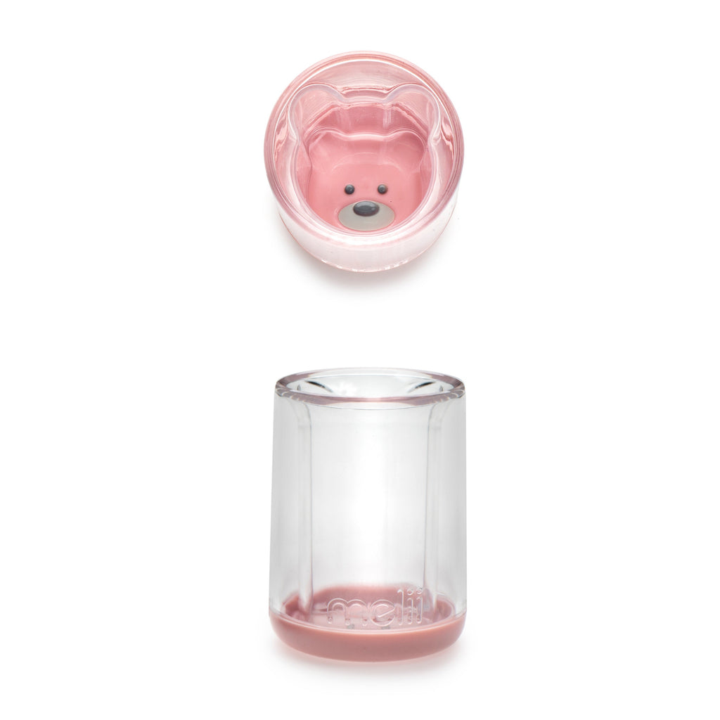 Melii Double Walled Bear Cup - Pink