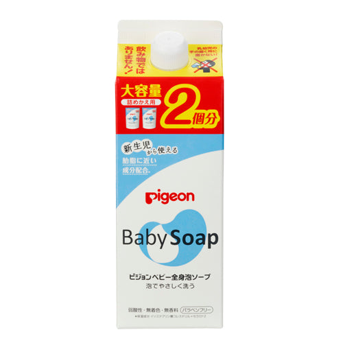 Pigeon Baby Body Foamy Soap With Ceramide - refill 800ml 08391