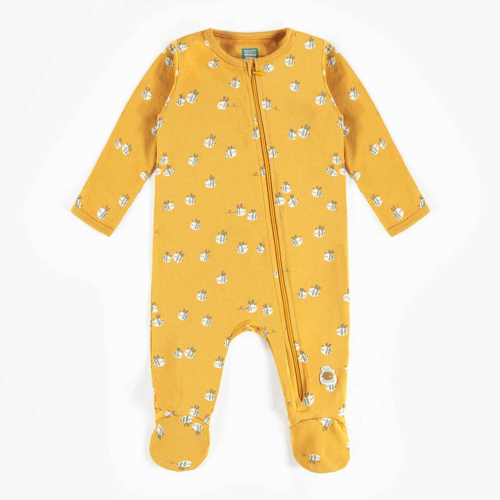 Souris Mini Organic Pattern Pyjamas - Yellow S21L3301L-89