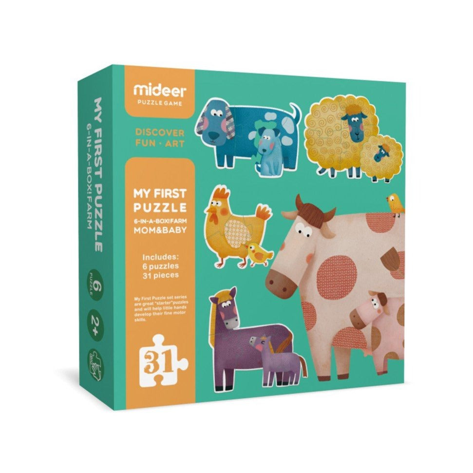 Mideer My First Puzzle - Mom and Baby Puzzle MD3012
