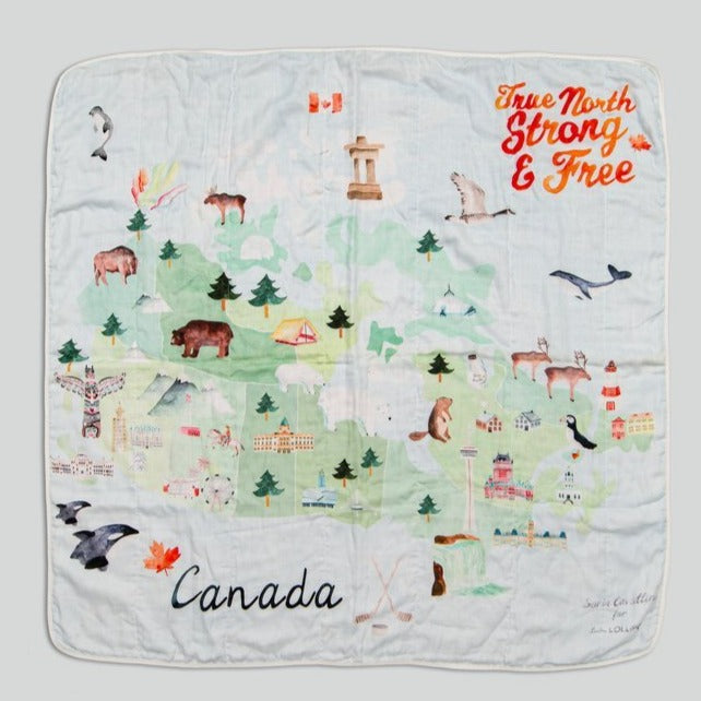 Loulou Lollipop Muslin Quilt Blanket - Canada