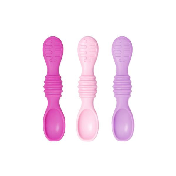 Bumkins Silicone Dipping Spoons 3pk - Lollipop
