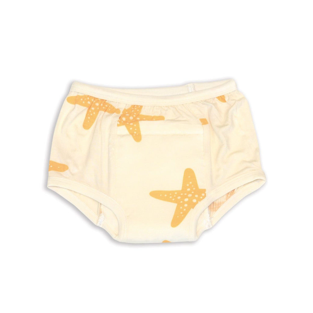 Silkberry Baby Bamboo Training Pants - Starfish Print WF4289-SP1824