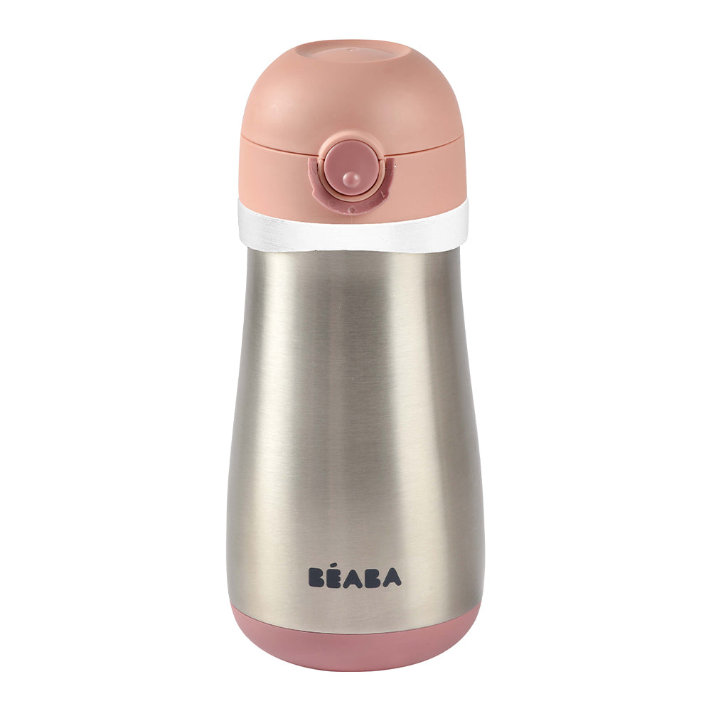 Beaba Stainless Steel Bottle - Rose/Pink